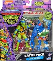 TMNT MM Movie Mutant Leonardo Vs. Super Fly Toy Figure (2 Pack)