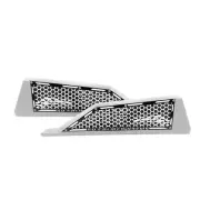 Custom Clutch & Intake Grille Bezels Polaris RZR XP Turbo S Two Tone White/Black