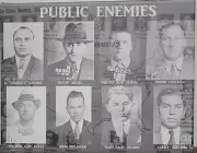 Public Enemies American Mob Small Canvas Art