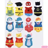 在飛比找蝦皮購物優惠-新款免運嬰兒連身衣 寶寶造型服 蜘蛛人蝙蝠俠小小兵悟空 卡通