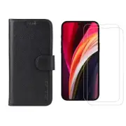 iCoverLover For iPhone 14 Pro Wallet Case + [2-Pack] Screen Protectors