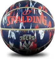 Spalding NBL Team Adelaide 36ERS Marble Basketball, Size 6