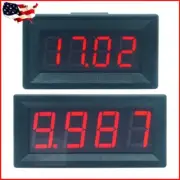 Mini Digital LED Display 4 Bits 0-100V Voltmeter Panel Volt Voltage Meter