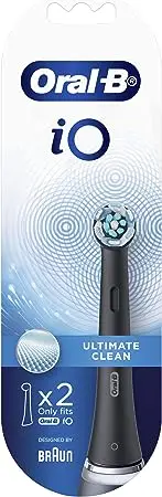 Oral B Power Toothbrush iO Ultimate Clean Refills Black 2 Pack