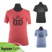 DYNAMIC KING D'S LOGO Short Sleeve T-Shirt *pick color/size* Hyzer Farm disc