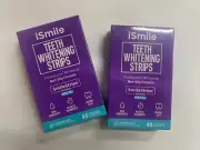 iSmile Teeth Whitening Strips - Mint Oil - 2 Boxes (88 Strips)