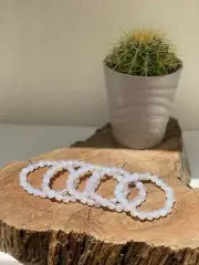 Lavender Chalcedony Bracelets 8 mm