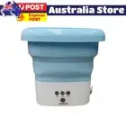 Mini Small Washer with Drain Basket for Apartment Laundry Camping RV Travel