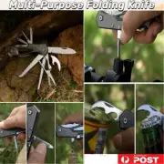 Multi-Purpose Knife Folding Scissors Swiss Army Knife CombinationTool Camping