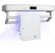Electric Towel Warmer Rack with Touch Screen, Wall Mounted Towel Warmer