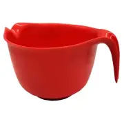 GLAD Mixing Bowl with Handle – 3 Quart | Heavy Duty Plastic with Pour Spou