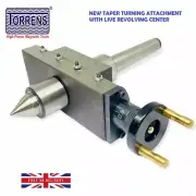 MT3 Shank NEW IMPROVED Lathe Taper Turning Attachment With Revolving Center UK
