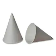 Eco Touch CC45 4.5 oz. Sugarcane Cone Cups - White (5000/Carton) New