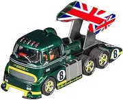 [Carrera] 31093 Racetruck Cabover British Racing Green No.8 1:32 Scale Digital Slot Car Racing Vehicle Digital Slot Car Race Tracks