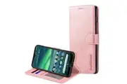 For Nokia 2.3 Case, SupRShield Wallet Leather Flip Magnetic Stand Case Cover (Rose Gold)