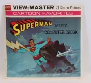 Vintage View-Master Superman Meets Computer Crook Reels