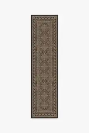 75' x 305' | Machine Washable Runner Rug | Kid & Pet Friendly | Indoor Rug | Maia Soft Black Re-Jute Rug | Ruggable