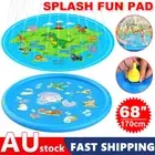 170CM Outdoor Kids Pool Splash Pad Sprinkler Water Play Mat Inflatable Spray Toy