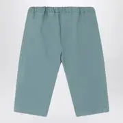 [Bonpoint] Pants Léo light blue in cotton 6 M Green