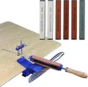 Portable Cutter Sharpener Professional Metal Kitchen Sharpening System Tools Fix-angle Whetstone Grinder with Grind Stones
