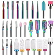 Ceramic Drill Bit Sets with Box Electric Manicure File Bit for Nails
