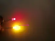 100pcs 3mm Red / Yellow Diffused Dual Bi-Color Led Leds 2-Pin Lights Long Pin