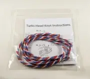 DIY Boy Scout Cub Neckerchief Woggle Slide Turks Head Knot Paracord Kit