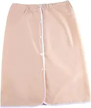 Incontinence Bed Pad, Adults Diaper Skirt,Elderly Care Bed Protection Reusable Mat Skirt for Disabled Bedwetting, XL Orange