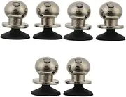 BIUDECO 3sets Mini Suction Base Metal Joystick for Phone Tablet Gaming Controller for Mobile Games Tablets 2pcs*3 Silver
