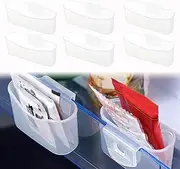 Fridge Drawers, Pack of 6 Fridge Organisers, Fridge Space Allocator, Fridge Side Door Divider, Kitchen Fridge Snap-on Shelf Fridge Organiser Dividers Classification
