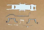 Airfix 1/24 CITROEN 2CV DOLLY CHASSIS AND RELATED PARTS