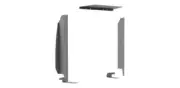 KargoMaster Bulkhead Divider Wing For Model 40640 in Metris Van Grey 4064M