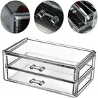Drawer Type Transparent Organizer Shelf INS Jewelry Sorting Box Skin Care