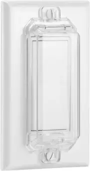 CLYMENE Light Switch Cover Guard, Child Proof Wall 2 Pack, Clear