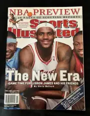 LEBRON JAMES CARMELO DWYANE WADE SPORTS ILLUSTRATED 10/23/06 *NO MAILING LABEL*