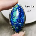 💎RAZ1120.AZURITE.天然精品藍銅礦925純銀戒指.PARADISE KISS設計款