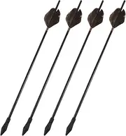 Family Fun Toss Arrow Game 4pcs Wooden Arrows Traditional Pot Throwing Safe for Ages