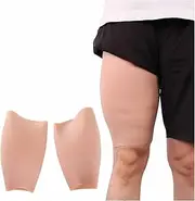[PJFSI] Silicone Thigh Enhancer Realistic Fake Leg Set Women Leg Corrector,for Crooked Or Thin Legs(L)(Small)