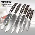 Kitchen Tool 6 PCs knife set utility cleaver Chef bread Fish Meat Fruit Meat Cut