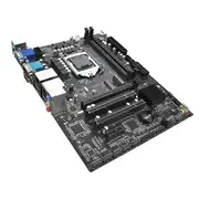 B365M Computer Motherboard LGA1151 DDR4 Supports 64GB Dual Network Ports 2.5Gigabit Ethernet M.2 Nv Black