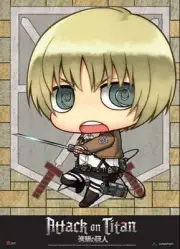 Attack On Titan SD Armin Wall Fabric Scroll 33" x 44"