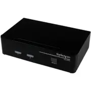StarTech.com 2 Port USB DisplayPort KVM Switch with Audio - 2 Computer(s)