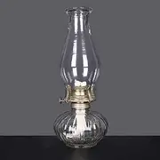 Kerosene Lamp，Creative Oil Lamps Retro Nostalgic Pumpkin Soil Lamp, Height - 13 Inches Kerosene Lamp, Glass Hurricane Lamp, Comes with 1 Roll of 3.3 Foot Cotton Lamp Wick/Wickor : Base