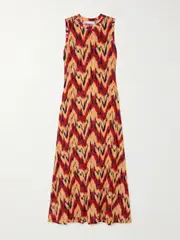 [Ulla Johnson] Ulla Johnson - Orla Printed Stretch-jersey Midi Dress - Multi - small small Multi