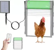 Advwin Automatic Chicken Coop Door,Solar Chicken Coop Door Opener with Timer ...