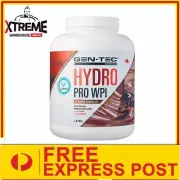 GEN TEC HYDRO PRO WHEY PROTEIN ISOLATE 1.8KG//ON R1 WPI LEAN POWDER EXPRESS