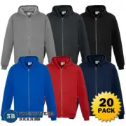 20 x Kids Crew Zip Hoodie Children Boy Girl Jacket Size 4 6 8 10 12 14 SW762K