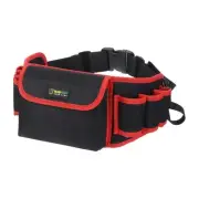 Tool Pouch Belt, Construction Carpenter Technician Waist Tool Bag Utility Bel...