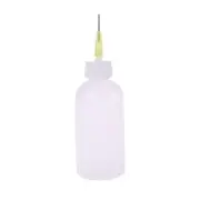 1pc 50ml Clear Liquid Bottle For Rosin Solder Flux Paste With 1 Needle New