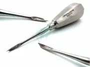 DENTAL TOOTH SURGERY STRAIGHT COUNTER CLOCKWISE GROOVE TWIST ELEVATOR # ELE 0774